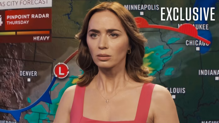 Dia D | imagem exclusiva revela Emily Blunt e Wyatt Russell antes do caos