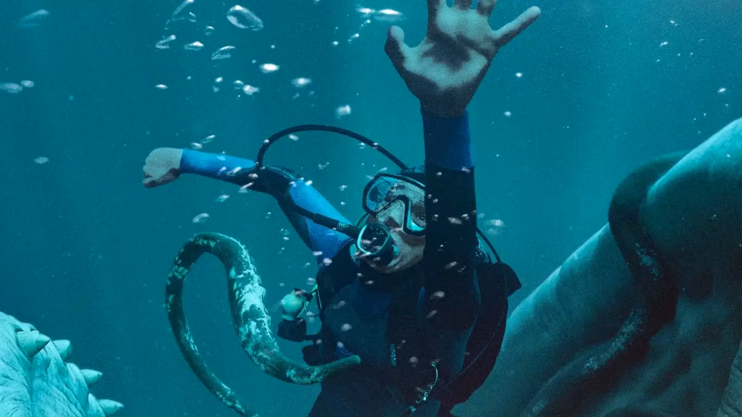 Dentro da Baleia ganha trailer com sobrevivÃªncia extrema no oceano
